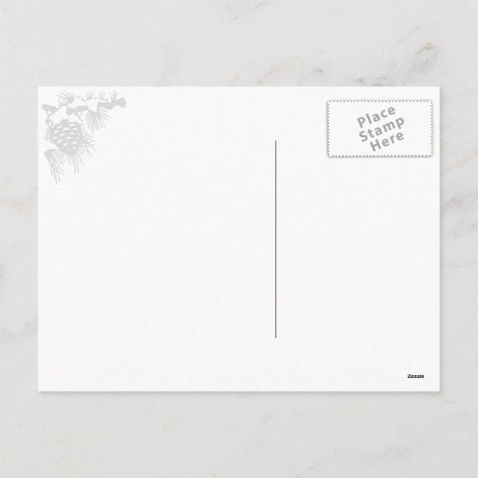 ヴィンテージ地方クリスマスイブ絵画ジャンル シーズンポストカード (裏面)