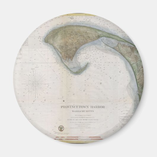 ヴィンテージ地方地図 マグネット (正面)