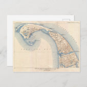 ヴィンテージ地方都市ケープコッドマサチューセッツ州調査 ポストカード (正面/裏面)