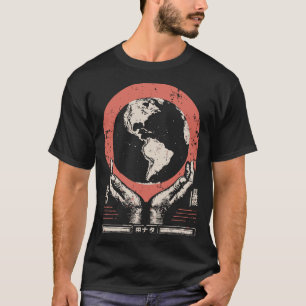 ヴィンテージ地球ガーディアン グローバルユニティアート Tシャツ
