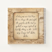 ヴィンテージ地球。地理と歴史先生ギフト ノートブック (裏面)