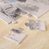 ヴィンテージ地質図(1850年) ジグソーパズル (側面)