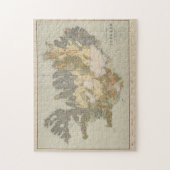 ヴィンテージ地質図(1901年) ジグソーパズル (縦)