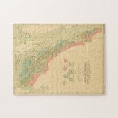ヴィンテージ地質図（1912年） ジグソーパズル (横)