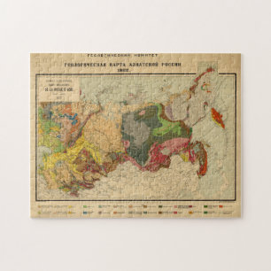 ヴィンテージ地質図(1922年) ジグソーパズル