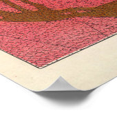 ヴィンテージ地質気象図(1893) ポスター (角)