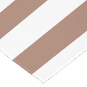 ヴィンテージ垂直ストライプモチャムースホワイト ショートテーブルランナー (コーナー)