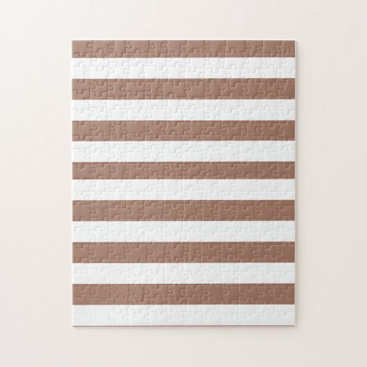 ヴィンテージ垂直ストライプモチャムースホワイト ジグソーパズル (縦)