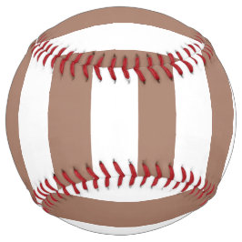 ヴィンテージ垂直ストライプモチャムースホワイト ソフトボール