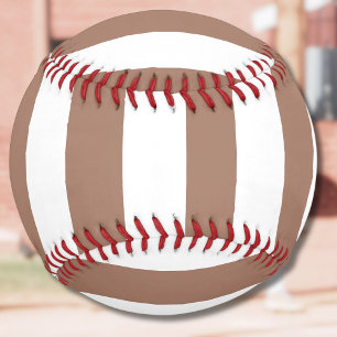 ヴィンテージ垂直ストライプモチャムースホワイト ソフトボール