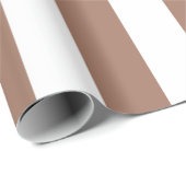 ヴィンテージ垂直ストライプモチャムースホワイト ラッピングペーパー (ロールコーナー)