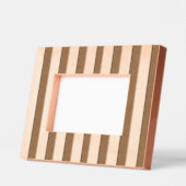 ヴィンテージ垂直ストライプモチャムースホワイト レーザー彫刻フレーム (左)