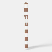 ヴィンテージ垂直ストライプモチャムースホワイト Case-Mate iPhoneケース (裏面 / 左)