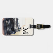 ヴィンテージ型ライタービクトリアンモノグラム荷物タグ ラゲッジタグ (正面横)