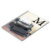 ヴィンテージ型ライターモノグラムイニシャルノート ノートブック (左側)