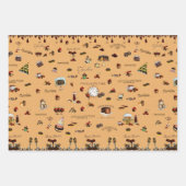 ヴィンテージ型 ラッピングペーパーシート (正面)