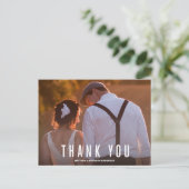 ヴィンテージ型 | THANK 結婚 YOU POST CARD ポストカード (スタンド正面)