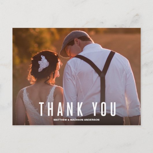 ヴィンテージ型 | THANK 結婚 YOU POST CARD ポストカード (正面)