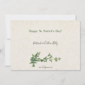 ヴィンテージ城キラーニーw/アイリッシュ賛美ズ シーズンカード (裏面)