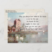 ヴィンテージ城キラーニーw/アイリッシュ賛美ズ シーズンポストカード (正面/裏面)