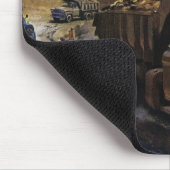 ヴィンテージ場の建築ダンプトラック マウスパッド (コーナー)