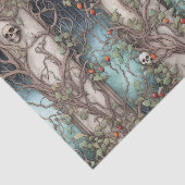 ヴィンテージ墓地ハロウィーン 薄葉紙 (詳細)