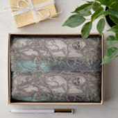 ヴィンテージ墓地ハロウィーン 薄葉紙 (ギフト)