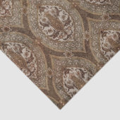 ヴィンテージ壁紙エフェメラパターンセピアデクページ 薄葉紙 (詳細)