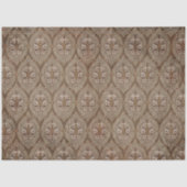 ヴィンテージ壁紙エフェメラパターンセピアデクページ 薄葉紙 (正面)