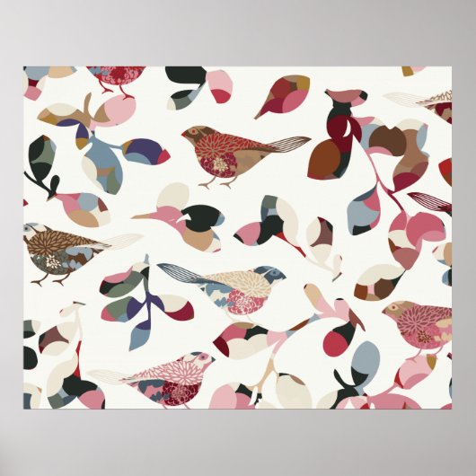 ヴィンテージ壁紙 ポスター (正面)