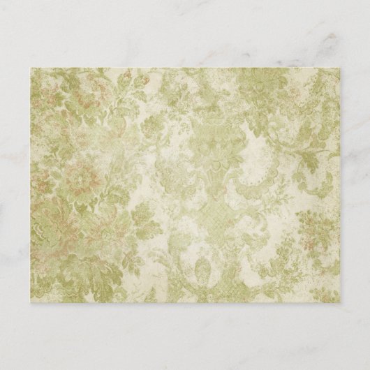 ヴィンテージ壁紙 ポストカード (正面)