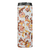 ヴィンテージ壁紙 – 18世紀の花柄 タンブラー (裏面)