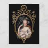 ヴィンテージ変更された若いマリー・アントインテポートレート ポストカード (正面)