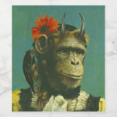 ヴィンテージ変異チンプワインラベル ワインラベル (シングルラベル)