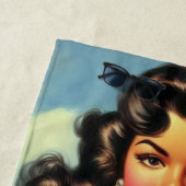 ヴィンテージ夏のビーチピン留め ビーチタオル (インサイチュ)