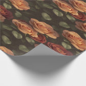 ヴィンテージ夏のロマンチシズム:懐かしい気分 ラッピングペーパー (角)