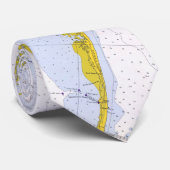 ヴィンテージ外銀NCの地図(1972) ネクタイ (ロール)