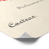 ヴィンテージ多血イラストレーションポスター ポスター (角)