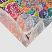 ヴィンテージ大バルーンカラフル抽象芸術ファインアート 薄葉紙 (詳細)
