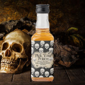 ヴィンテージ大人ハロウィンパーソナライズされた薬屋 リキュールボトルラベル