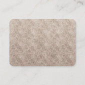 ヴィンテージ大切なフローラブライダルシャワーギフトレジストリ エンクロージャーカード (裏面)