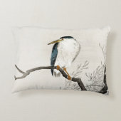 ヴィンテージ大原小村日本の鳥 アクセントクッション (裏面)