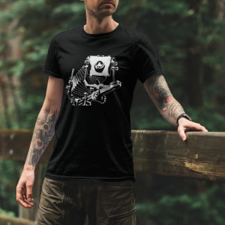 ヴィンテージ大型カメラグラフィック Tシャツ