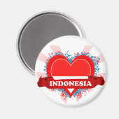 ヴィンテージ大好きインドネシア マグネット (正面/裏面)