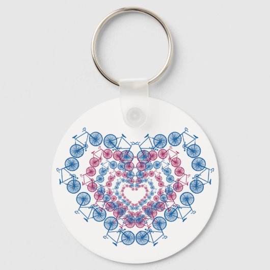 ヴィンテージ大好きサイクリング キーホルダー (正面)