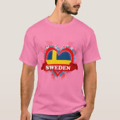 ヴィンテージ大好きスウェーデン Tシャツ (正面)