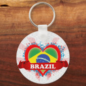 ヴィンテージ大好きブラジル キーホルダー (正面)