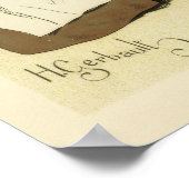 ヴィンテージ大工ショコラ広告 ポスター (角)