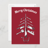 ヴィンテージ大工ツールのクリスマスプレゼント シーズンポストカード (正面/裏面)