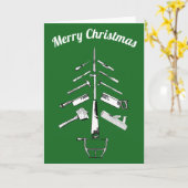 ヴィンテージ大工 カード (黄色い花)